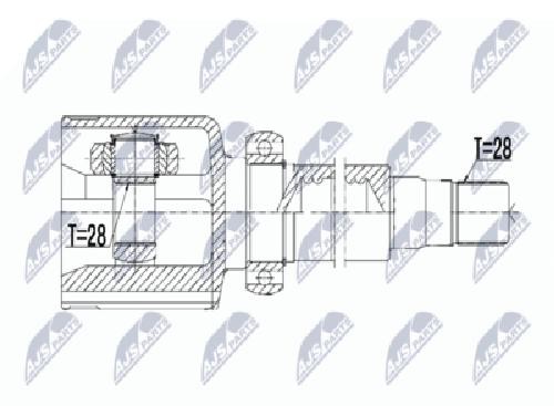 Original NTY Joint Set Drive Shaft NPW-FR-069 For Ford
