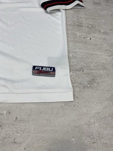 FUBU XL Split Jersey Blue White Baseball Champions League 1992 Vintage - Picture 2 of 11