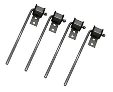 Universal Exhaust Hanger Rod Weld On Heavy Duty Exhaust Bracket Hanger - 4 Pack