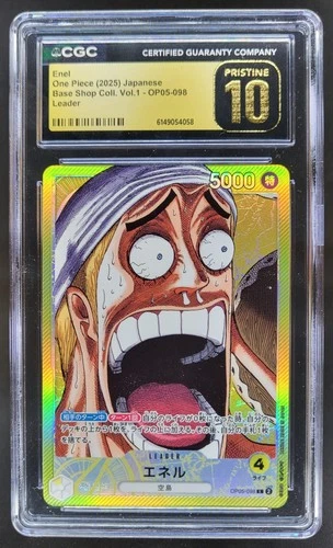 2025 ONE PIECE JP ENEL LEADER OP05-098 CGC 10 PRISTINE X PT