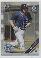 2019 Bowman Chrome Prospects Refractor 390/499 Owen Miller #BCP-170 6k2