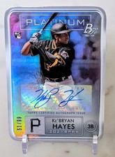 2021 Bowman Platinum - Die-Cuts Ke'Bryan Hayes #PDC-19 Autographs /99 (AU, RC)