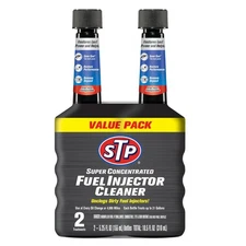 STP Fuel Injector Cleaner, Super Concentrated, Bottles, 5.25 Fl Oz, Pack of 2