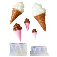 Silicone Mold For Ice Cream, Sweets, Ice Cones, Whipped Cream, Uv Resin, Miniat 