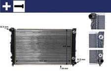 MAHLE CR648000S Radiator Mechanically Jointed Cooling Fins Fits Audi Skoda VW