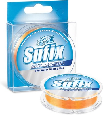 100 Yard Ice Magic Monofilent Fishing Line - Neon Oran