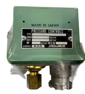 SAGINOMIYA Pressure Controls  ANS-C106PG1 Pressure Switch  -50 cm ~ 6 kgf/cm2