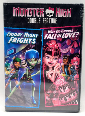 Monster High Double Feature (DVD) Friday Night/Why Do Ghouls Fall in Love? NEW