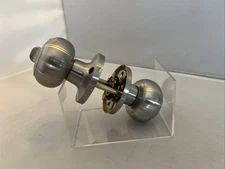 probico Privacy Door Lock Interior Bedroom Bathroom Door Handle Brushed Nickel