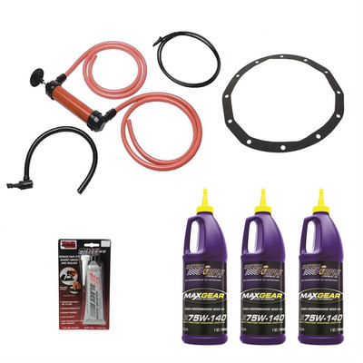 Royal Purple 75W140 Max Gear Oil Change Kit for 12-Bolt GM