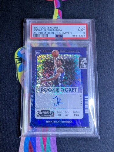 Jonathan Kuminga [Premium Autograph] #107 2021 Panini Contenders card