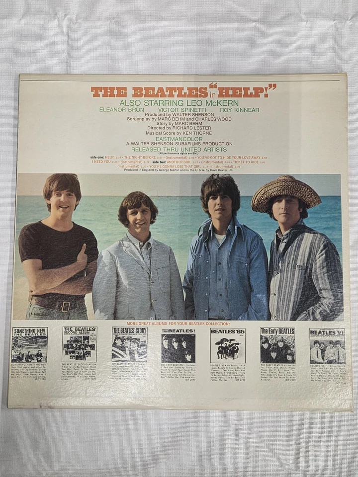 Vintage Beatles Help Original Motion Picture Soundtrack Capitol LP Mono MAS-2386 - Image 4 of 4