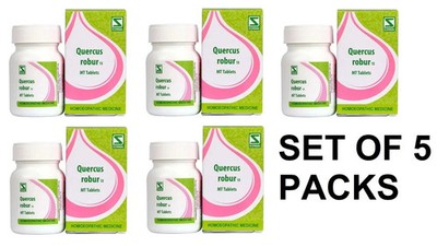 WSI Quercus Robur 1X Alcohol De Addiction Homeopathic Tabs   Pack of 5, 20 g