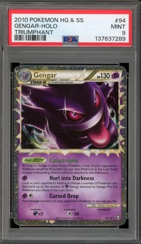 Pokemon Gengar Prime Triumphant Holo Ultra Rare #94 PSA 9 Mint