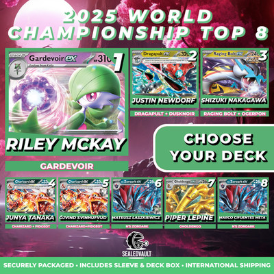 Top 10 Pokmon Worlds 2025 Decks  Competitive Meta  Ready to Play |  eBay