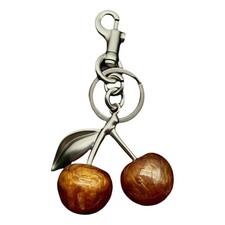 Cherry Bag Charms,Cute Cherry Keychain Purse Charms for Handbags, Glitter Cha...