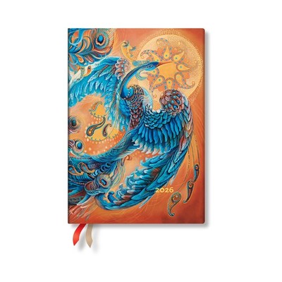 Paperblanks | 2026 Skybird | Birds of Happiness | 12-Month Planner Flexis | ...
