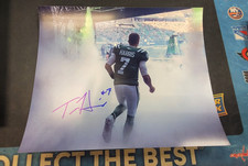 TREVOR HARRIS AUTOGRAPHED 8X10 PHOTO SASKATCHEWAN ROUGHRIDERS