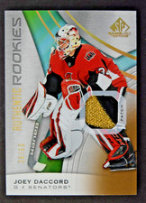 2019-20 SP Game Used Authentic Rookies Patch Joey Daccord #26/65