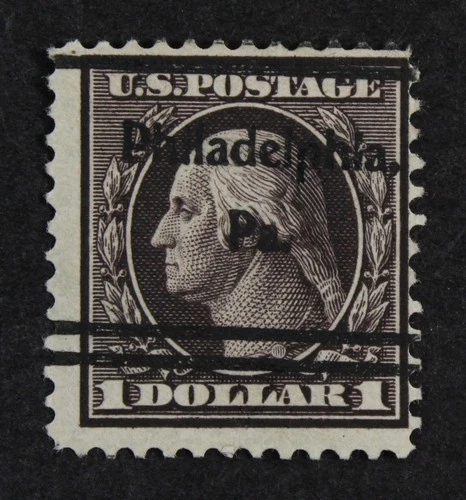 CKStamps: US Stamps Collection Scott#342 $1 Washington Used CV$100