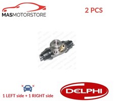 DRUM WHEEL BRAKE CYLINDER PAIR REAR DELPHI LW42311 2PCS I NEW OE REPLACEMENT