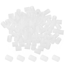 3.2mm ID x 5mm OD x 6mm L Round Spacers Washers, 100 Pack for M3 Screws, White