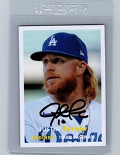 2021 Topps Archives Justin Turner AUTO AUTOGRAPHED SIGNED Los Angeles Dodgers