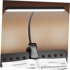 Super Bright Eye-Caring Music Stand Light, Clip on Piano Lamp with 3 Black