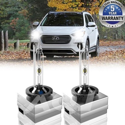 D3S LED Headlight Bulb Conversion Kit HID  2pcs For Hyundai Santa Fe XL2013-2018