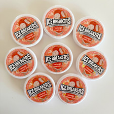 8 Ice Breakers ORANGE CREAM POP Mints Candy 1.5 Oz Discontinued Best By 12/26
