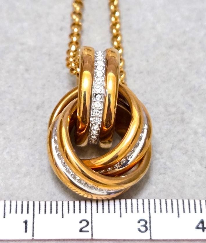 Swarovski Hyperbola Interlocking Circle Necklace … - image 13