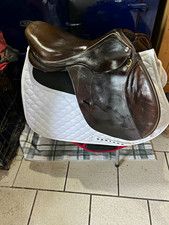 Pessoa Jumping Saddle 17in Brown Leather English Horse Saddle MPN S850