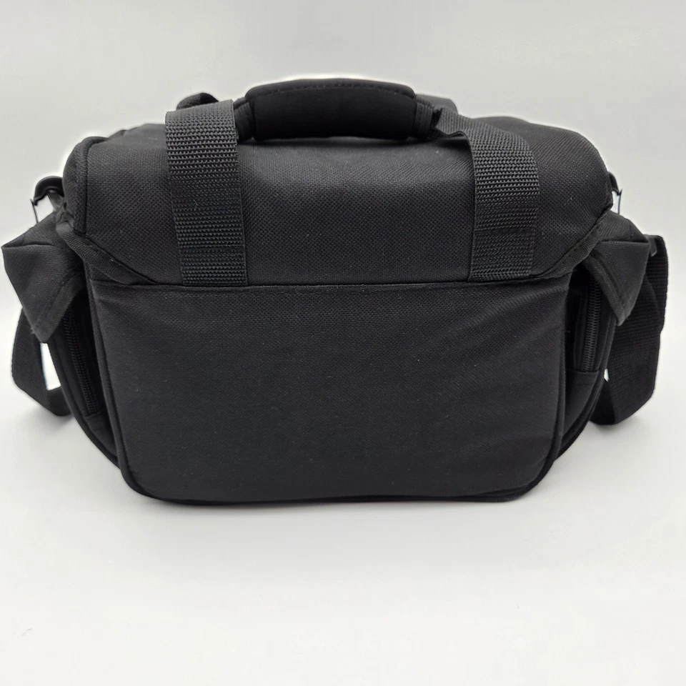 Zeikos Deluxe 8" Estuche Suave Negro Nylon Almeja Superior Cámara/Bolso Gadget Foto 4 de 4