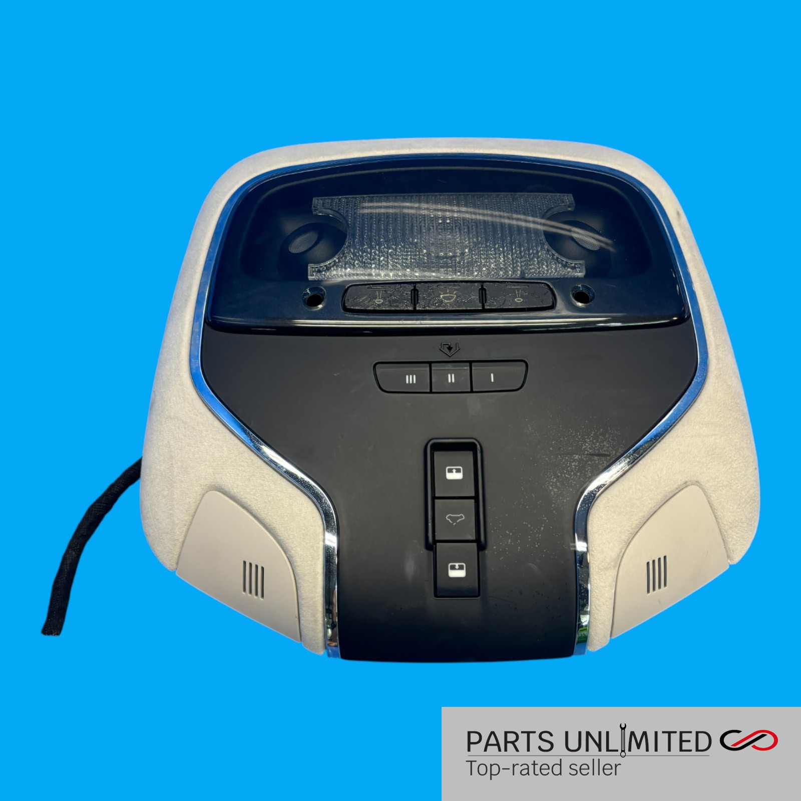 14-17 Maserati Ghibli M157 OEM Front Overhead map dome interior light lamp Gray