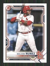 2021 Bowman Draft #BD-56 Malcom Nunez St. Louis Cardinals 51455