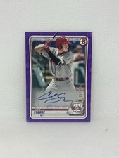 2020 Bowman Cole Stobbe Purple Parallel Auto #PA-CS /250