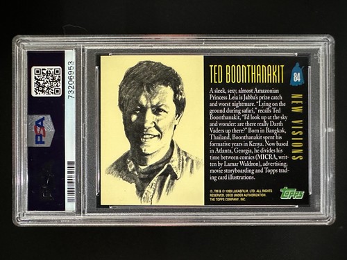 Star Wars Galaxy #84 1993 - Ted Boonthanakit - Leia Organa - PSA 9 - Imagen 2 de 2