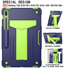 Case For Samsung Galaxy Tab S10+/S9 FE 5G/S9+Plus/S9FE+ Shockproof Stand Rugged