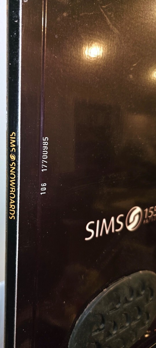 Sims Jason Murphy Pro Model 155CM Snowboard FS750 SERIES
