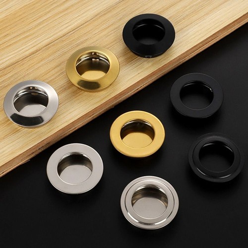 Hardware Recessed Door Handle Stainless Steel Door Handlebar Wardrobe - Picture 4 of 14