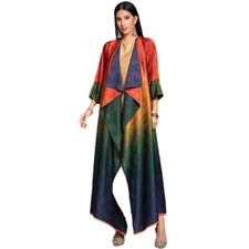 Dubai Women Open Long Dress Abaya Muslim Kimono Evening Robe Cardigan Gown Prom