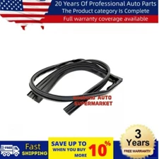 Right Rear Window Run Channel Molding Glass Guide Rubber Seal For 03-07 Accord