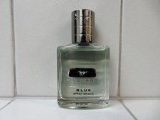 MUSTANG BLUE AFTERSHAVE SPLASH MEN 1.0 OZ NEW NO BOX