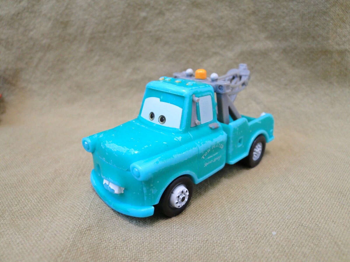 DAMAGED Disney Pixar Cars: Plastic Teal Tow Mater | eBay