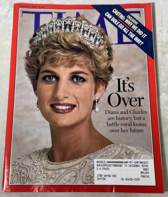 Time Magazine March 11 1996 Vol 147 No 11 It s Over Diana & Charles History