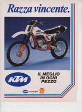 advertising Pubblicità-MOTO KTM 125 1981 - MOTOCROSS  EPOCA -VINTAGE MX