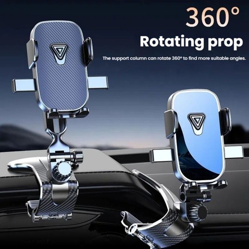 Car Phone Holder Mount 1800° Rotation Dashboard Cell Phone Holder Anti-shake USA - 第 1/15 張圖片