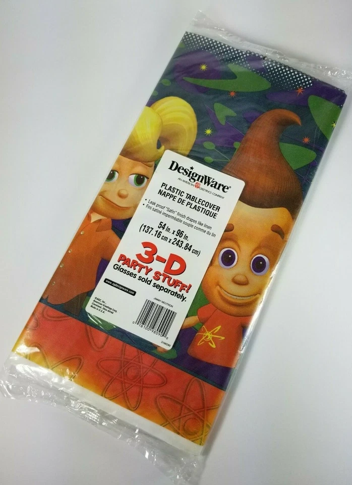 Mantel de plástico Designware American Greeting Company Jimmy Neutron 54"x96" Foto 4 de 4
