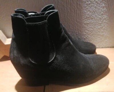 Stiefeletten, Schwarz Vero Cuoio Gr.36 Versteckter Absatz!