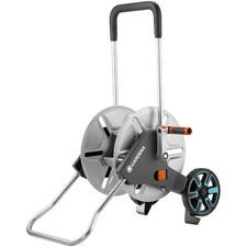 GARDENA 18541-20 CleverRoll M Hose Cart Silver Stable & Ergonomic Design